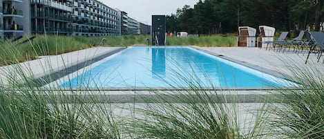 Indoor pool, a heated pool
