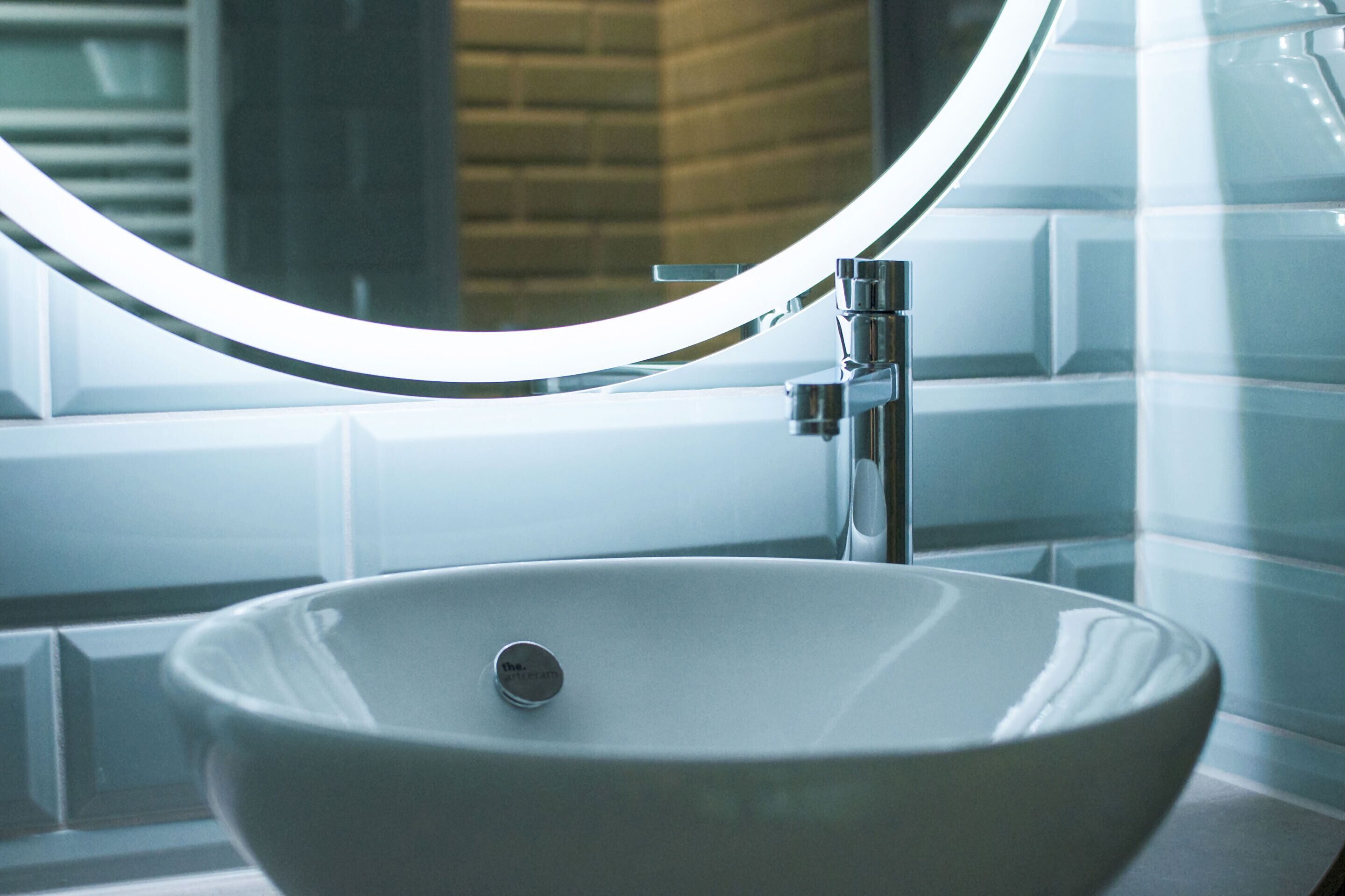 room, lake view | bathroom | shower, rainfall showerhead, designer toiletries, hair dryer