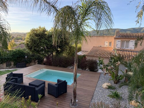 Comfortable house 110m², 3 bedrooms, private swimming pool