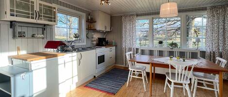 Frigorífic, forn i placa de cuina