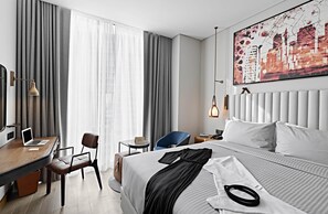 Suite (Family) | Edredón, camas con efecto memoria y minibar 