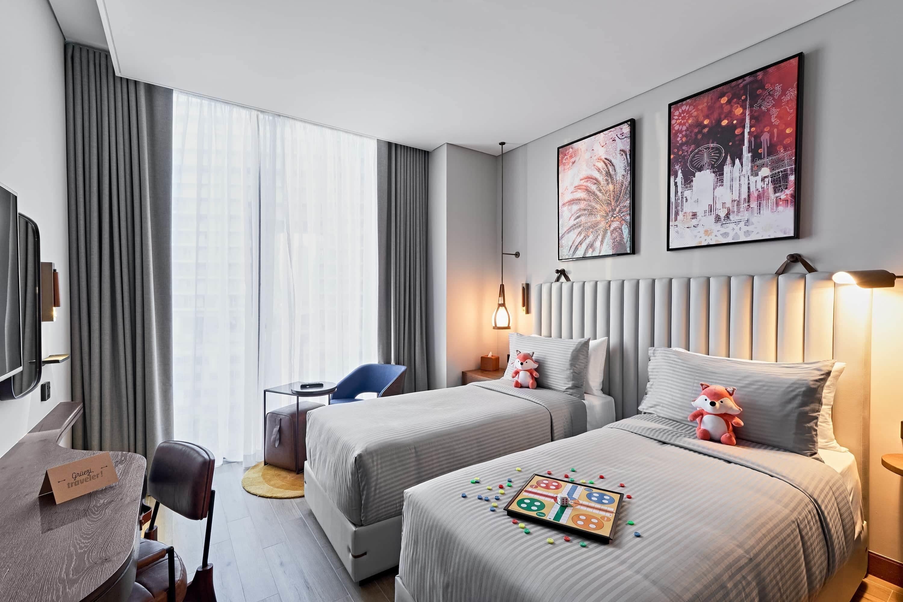 Suite (Family) | Daunenbettdecken, Betten mit Memory-Foam-Matratzen, Minibar, Zimmersafe