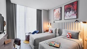 Suite (Family) | Daunenbettdecken, Betten mit Memory-Foam-Matratzen, Minibar, Zimmersafe