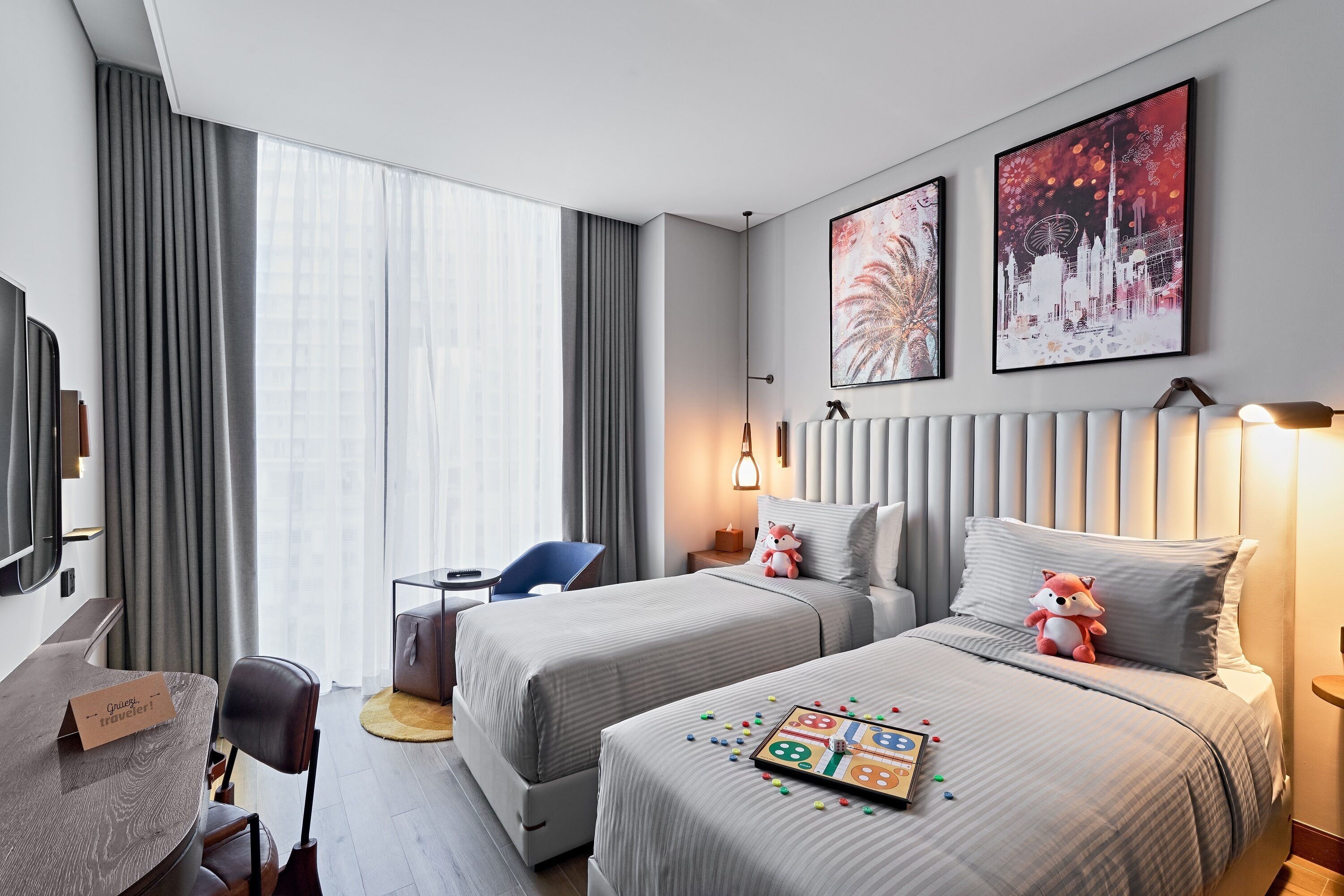 1 bedroom, down duvets, memory-foam beds, minibar