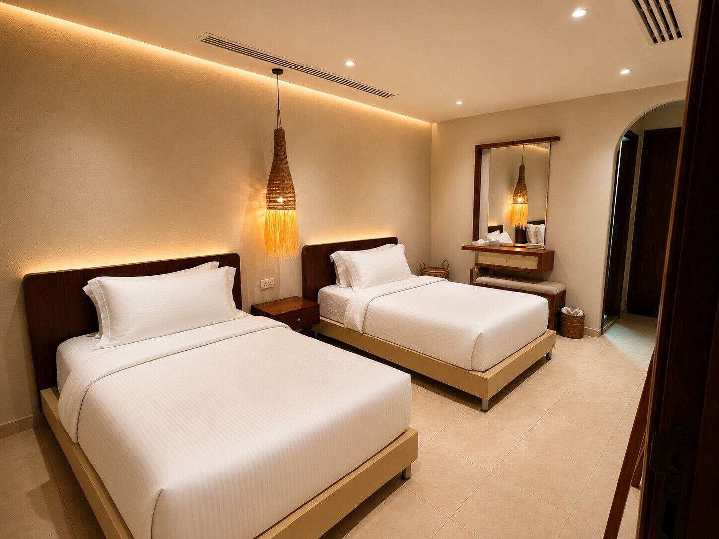 Standard Suite, 2 Twin Beds, Non Smoking, Garden Area | In-room safe, desk, iron/ironing board, free WiFi