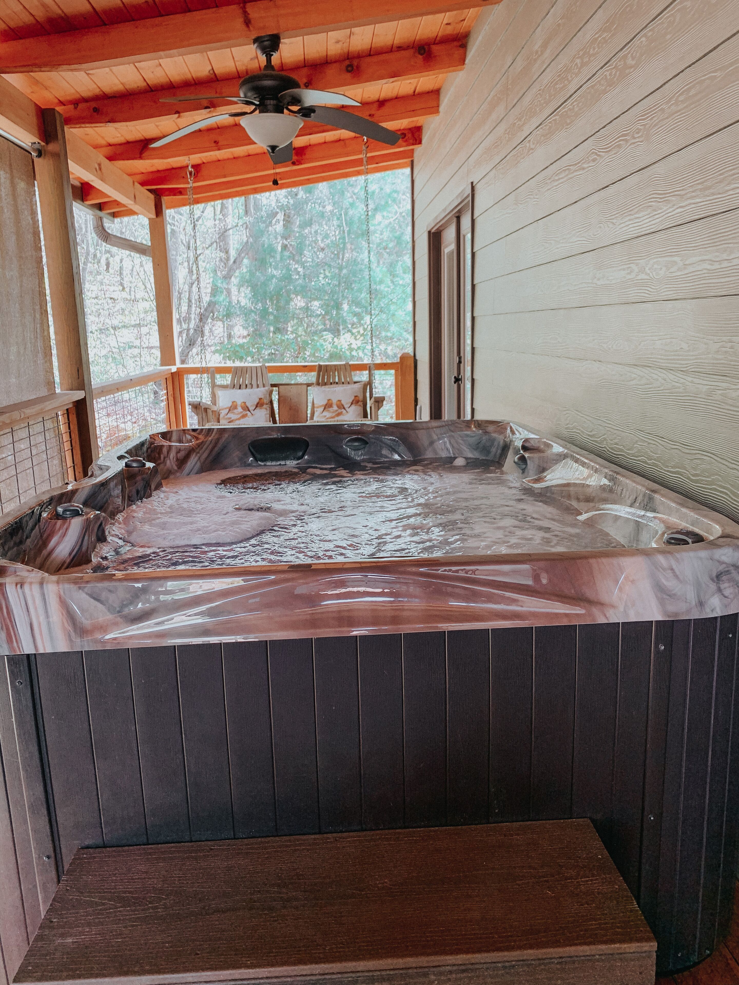 Bain à remous extérieur