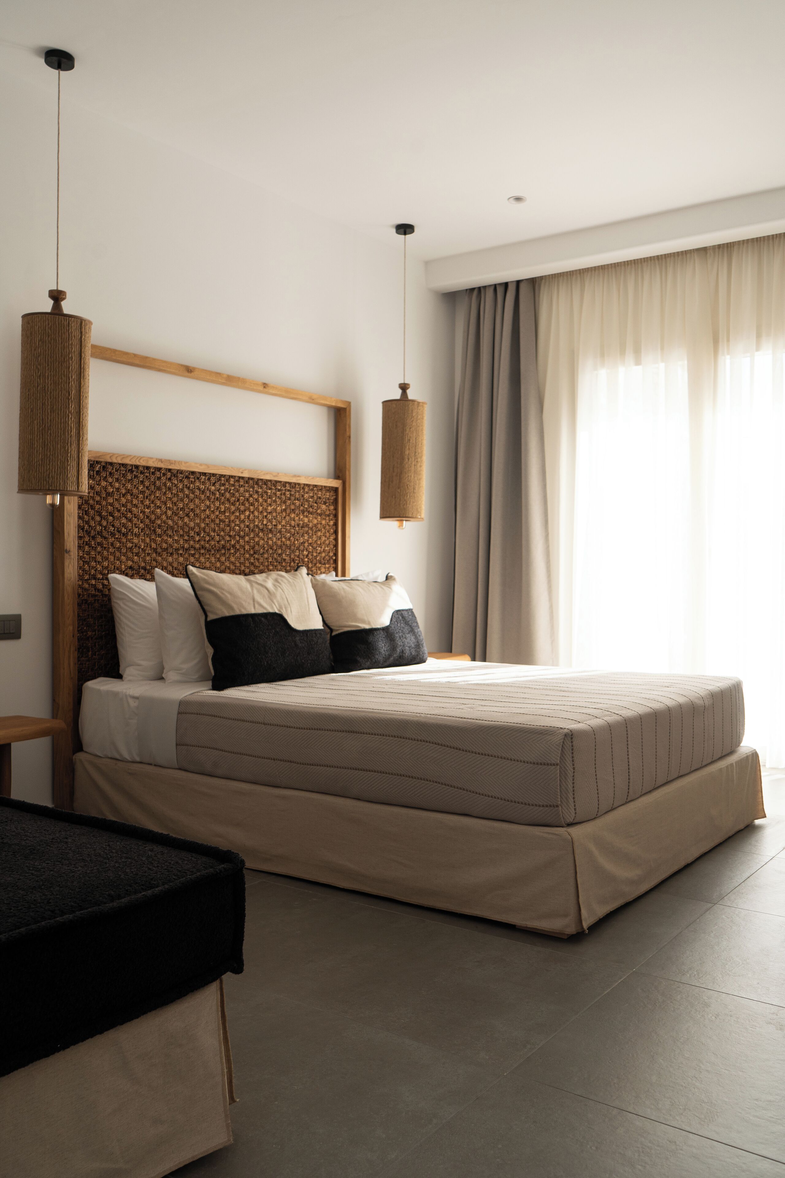 Deluxe Triple room with Private Terrace | Sengetøy i egyptisk bomull og sengetøy av topp kvalitet