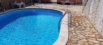 Modern Studio A4 for 2-3 people with 2 swimming pools