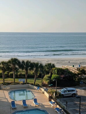 Indoor pool, outdoor pool