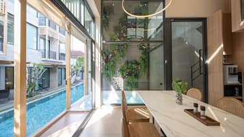 Exclusive TownHome Pool Villa | Living area | 40-inch LED TV with digital channels, TV