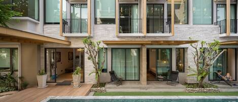 Udendørs pool, liggestole