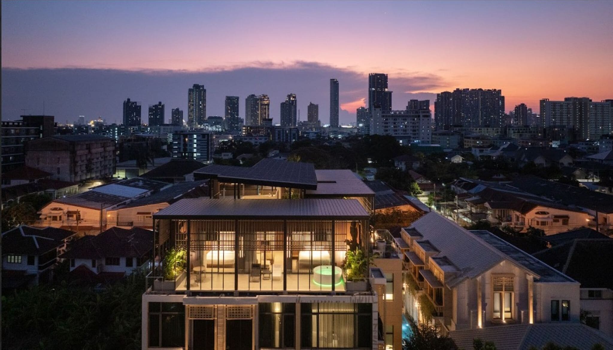 Suite Exécutive, 2 chambres, bain à remous, vue ville