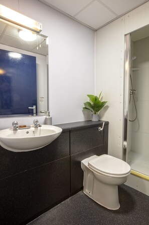 Shower, towels - Belmont Apartments and Rooms (Dundee)