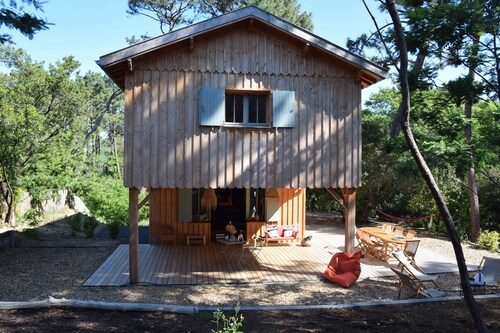 Belle maison bois tout confort                   Plage des Américains Cap Ferret