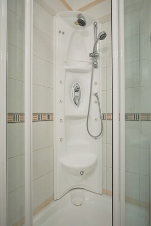 Hair dryer, towels