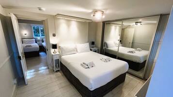 4 多间卧室、熨斗/熨衣板、旅行婴儿床、免费 WiFi