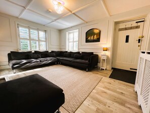 Televisión, chimenea y reproductor de DVD 