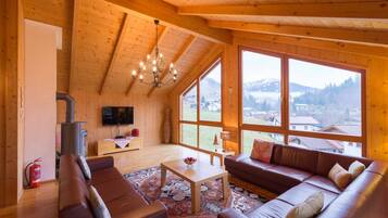 Smart-TV, Kamin, DVD-Player, Videothek