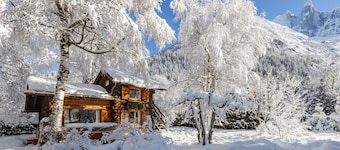 Mazot Les Tines, with hot tub