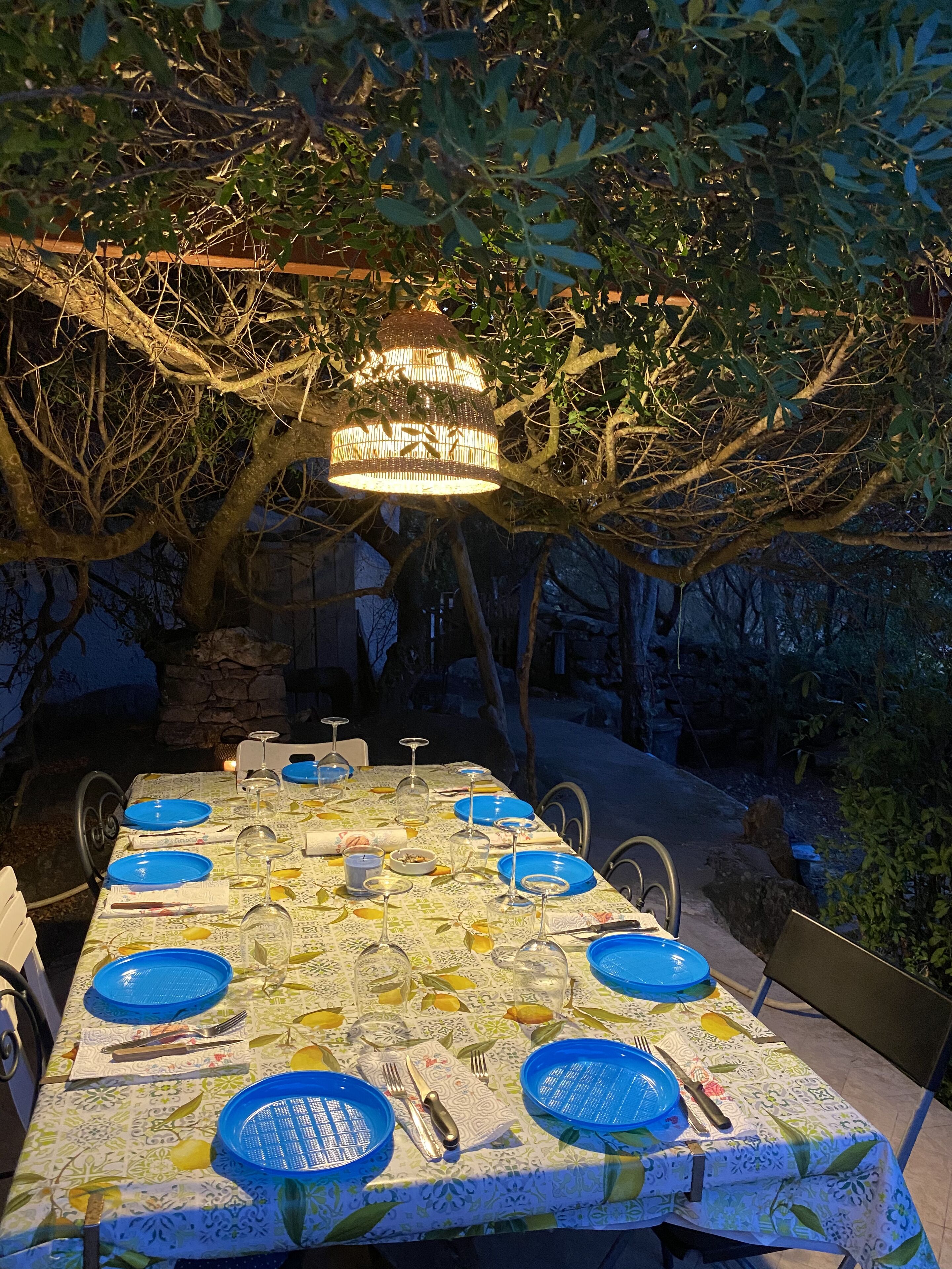 Außenbereich für Bankette