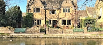 Iconic Luxury Detached Period House on the River Bank with parking.