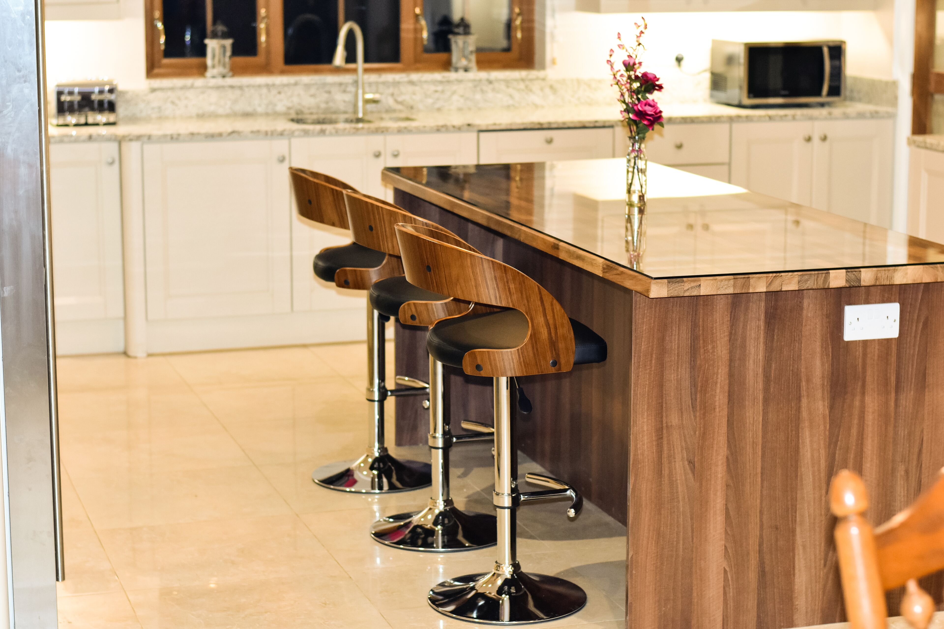 Highchair, dining tables