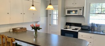 .5 mile Walk to Edgartown Center. Inside the triangle. 3 mi to South Beach.