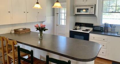 .5 mile Walk to Edgartown Center. Inside the triangle. 3 mi to South Beach.