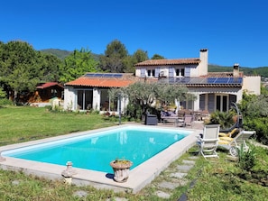 Una piscina riscaldata