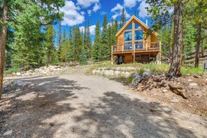 Exterior - Private Deck: Secluded Fairplay Cabin (Fairplay)