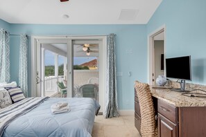 5 chambres, bureau, fer et planche à repasser, lit parapluie