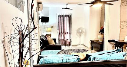 Safe Oversized studio close to Beaches and Airport