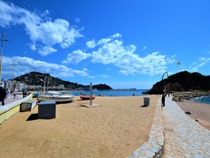 On the beach