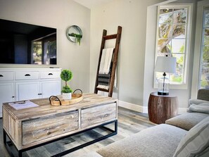 TV, fireplace, table tennis, stereo