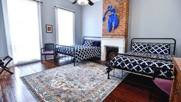 4 bedrooms, iron/ironing board, travel crib, WiFi (free)