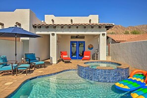 A heated pool - Adobe Escape w/ Private Spa & Pool in La Quinta! (La Quinta)