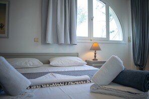 2 室のベッドルーム、アイロン / アイロン台、WiFi、ベッドシーツ