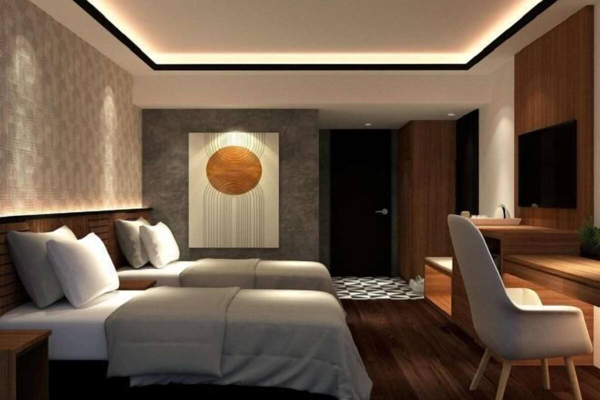 Premium bedding, memory-foam beds, minibar, in-room safe