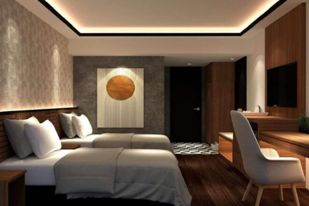 1 quarto, roupas de cama premium