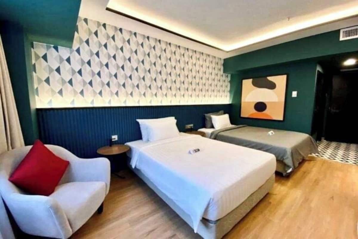 1 quarto, roupas de cama premium