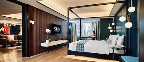 Suite « Premier », 1 très grand lit | 1 chambre, literie de qualité supérieure, matelas mémoire de forme