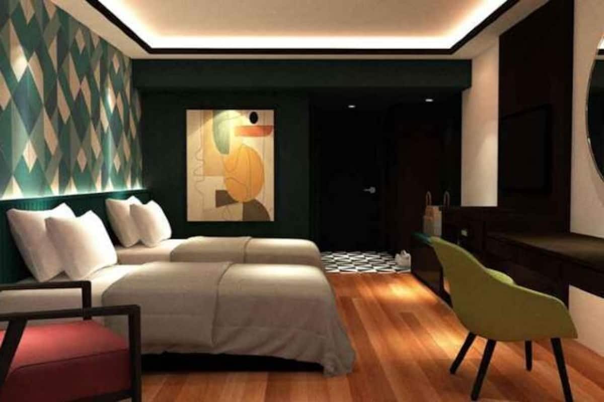 1 quarto, roupas de cama premium