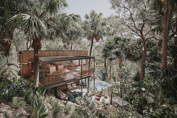 Palm Pavilion, nestled in nature.