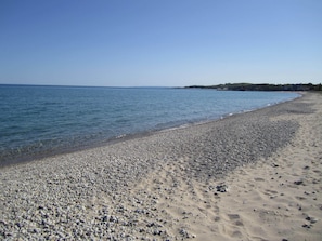 Tæt på stranden