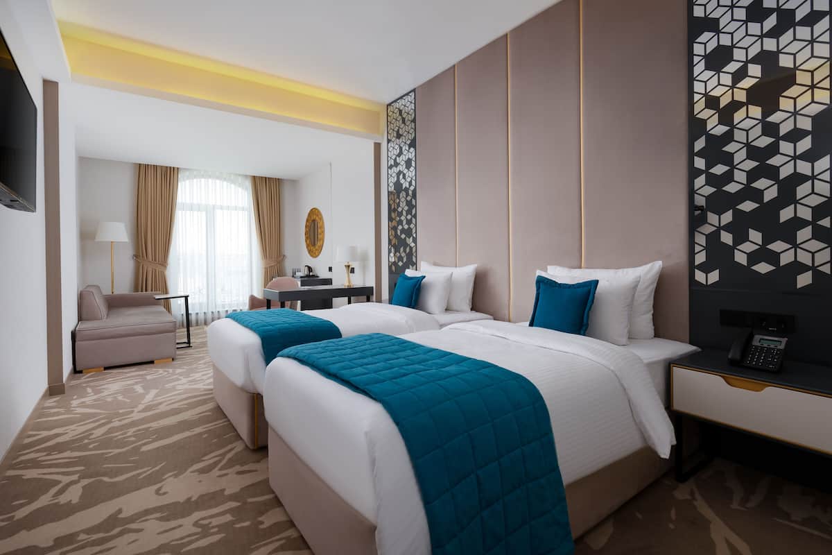 superior room, 2 single beds | in-room safe, individually decorated, individually furnished, desk