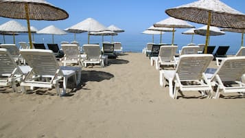 Private beach