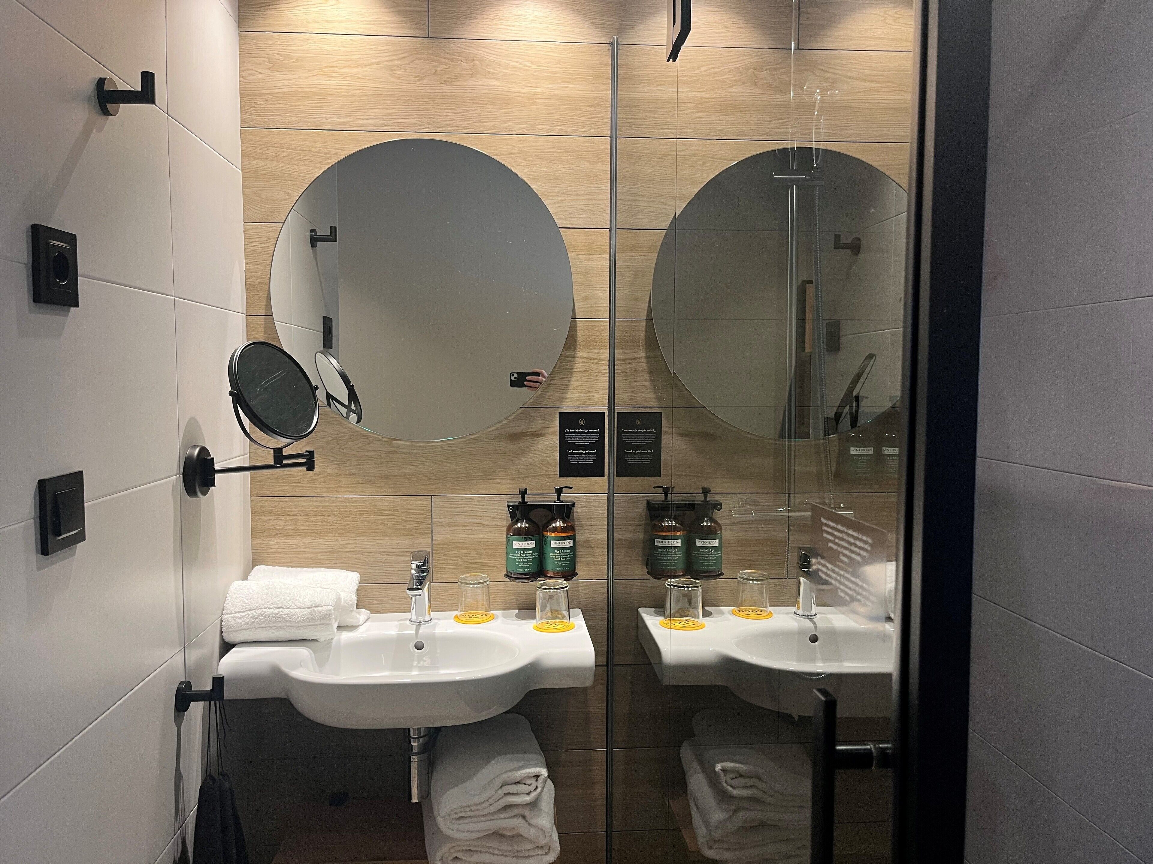 shower, rainfall showerhead, towels