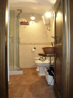 Ferienhaus, 3 Schlafzimmer, Terrasse | Badezimmer