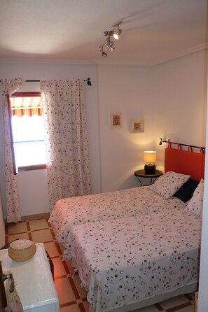 Apartment, 2 Bedrooms, Smoking, Terrace | 3 bedrooms, iron/ironing board, bed sheets - Mediterranean Beach Apartment 180º Sea & Island View, Best Sta Pola Neighborhood (Santa Pola)