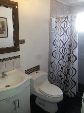Apartment, 1 Bedroom, Smoking, Patio | Bilik Mandi